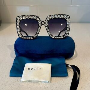 ❌SOLD❌ GUCCI Rhinestone Sunglasses ✨✨